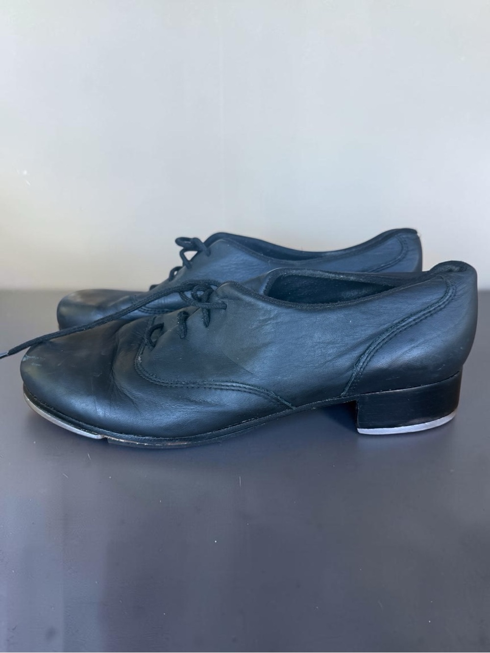 Bloch Ladies Respect Leather Oxford Tap Shoes Black Size 7M